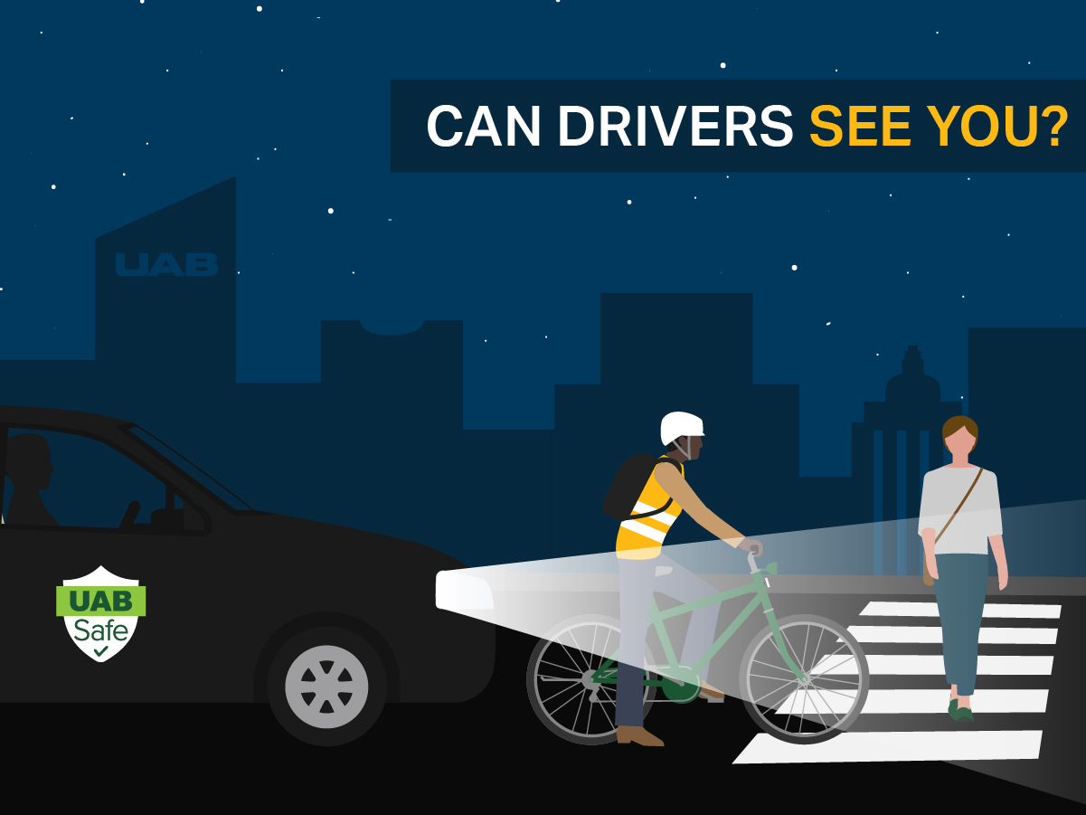 Can drivers see you?